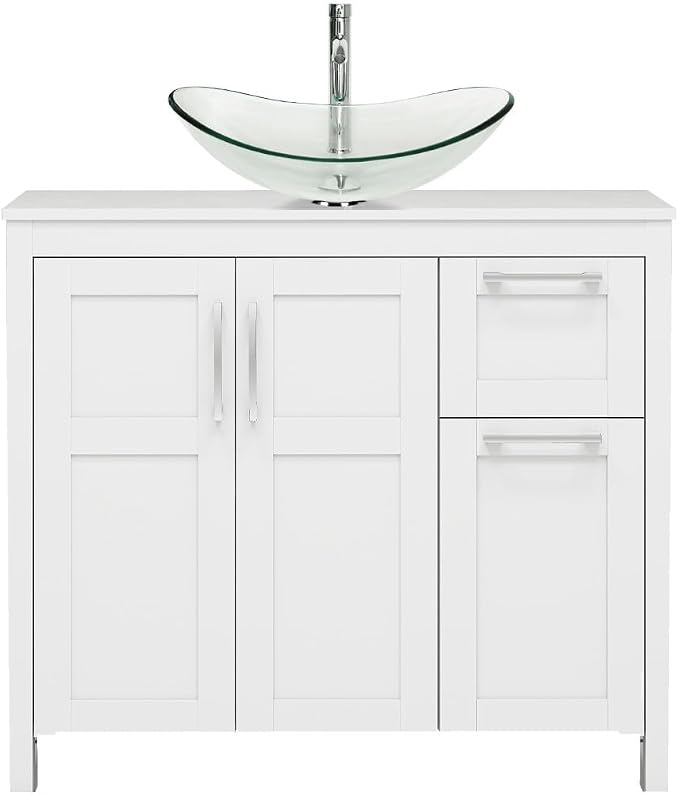 YOURLITE 36 Inches Traditional Bathroom Vanity Set by YOURLITE