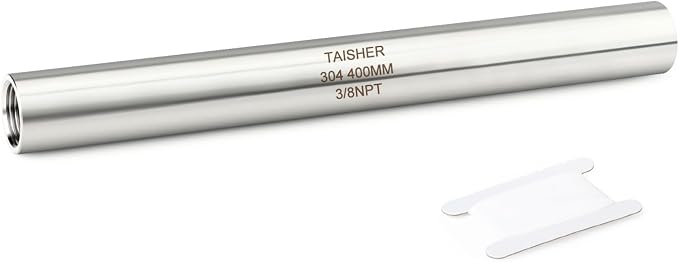 TAISHER 1PCS Stainless Steel Pipe Fittings, 3/8" NPT Female x 3/8" NPT Female by TAISHER