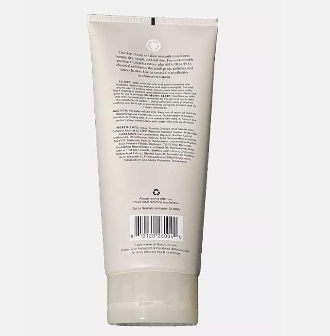 Naturium KP Body Scrub & Mask for Keratosis Pilaris, Bump Eraser Shower Scrub & - Image 7