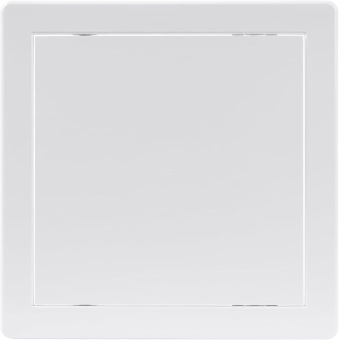 8x8 Inch White Access Panel – ABS Plastic Square Wall & Ceiling Access Door by Unknown