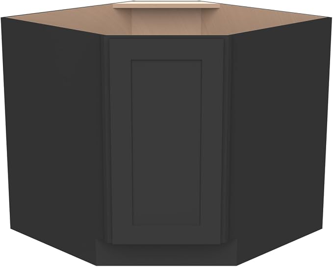 Diagonal Corner Kitchen Cabinet – Solid Wood – Freestanding Storage Organizer - Image 5