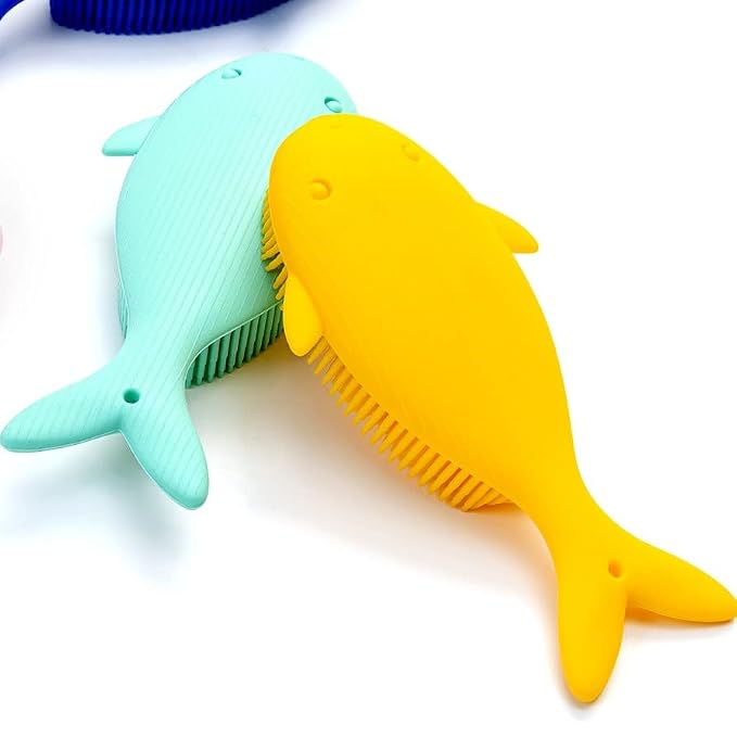 Premium Sensory Brush for Kids or Autism, Soft Silicone Body Scrubber, 2 in 1 - Image 4