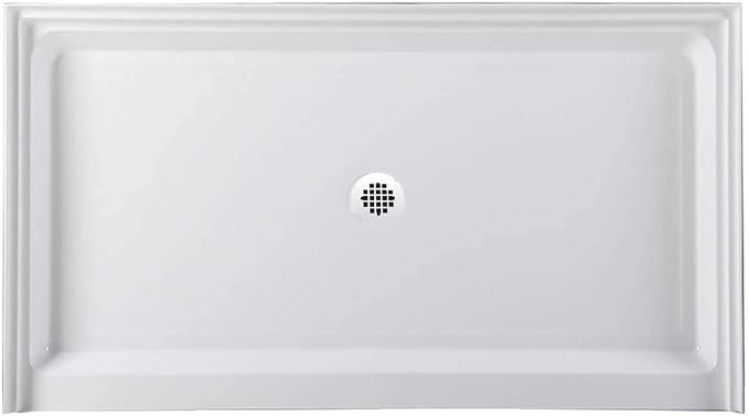 Westbrass SP6036WP-50 60" x 36" 3-Wall Shower Pan by Westbrass