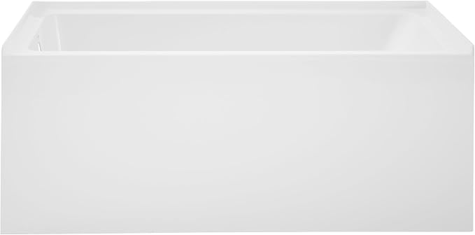 Voltaire 54" X 30" Left-Hand Drain Alcove Bathtub by SwissMadison