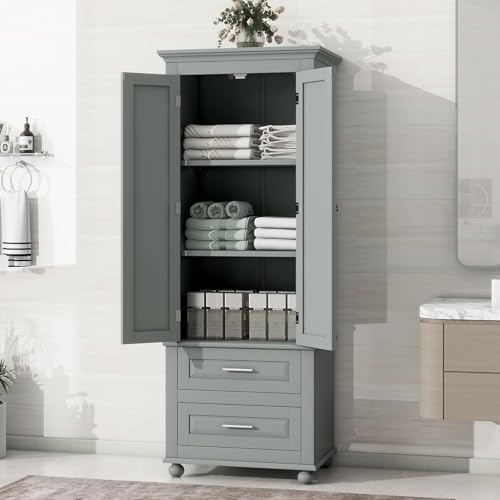 Tall Narrow Storage Cabinet by Virubi