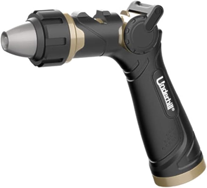Underhill Prospray Gold Series Garden Water Hose Gun Nozzle Sprayer Head by Underhill