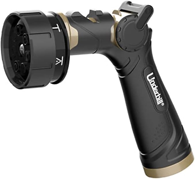 Underhill Pattern Master Gold Series Garden Water Hose Nozzle Sprayer Head by Underhill