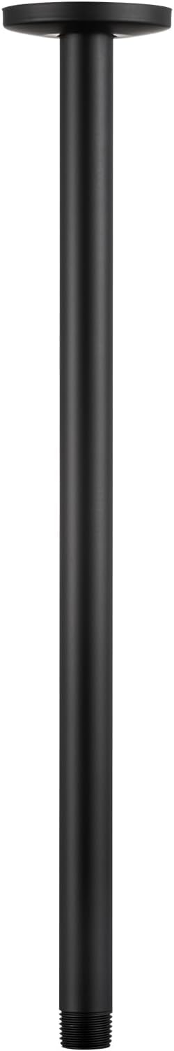 OFFO Shower Arm with Flange, 16 in Ceiling Mount Replacement Rain Shower Head by OFFO