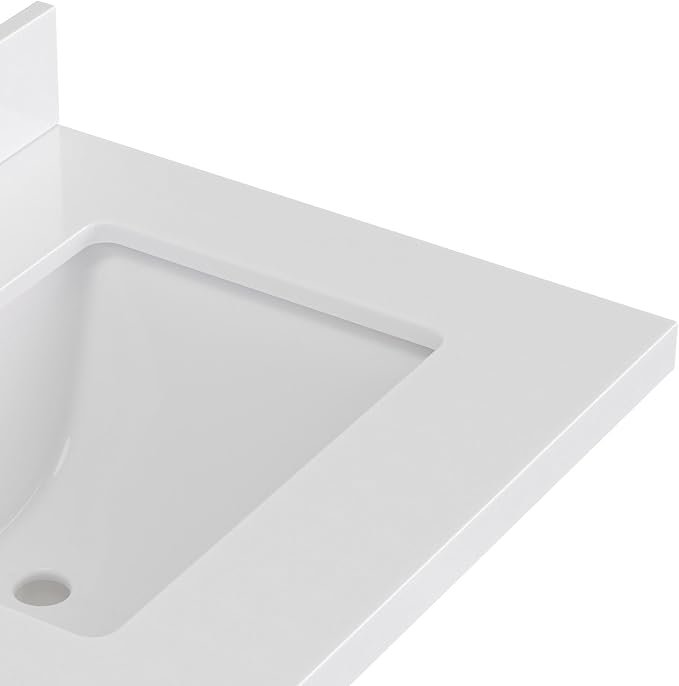 ARIEL Cambridge 61 Inch Double Rectangular Sink Bathroom Vanity - Image 13