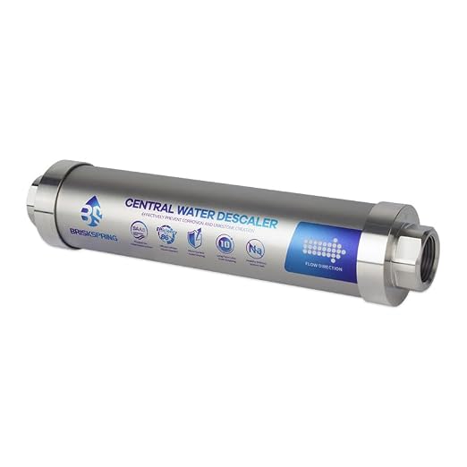 Salt Free Water Descaler Whole House, Scale Water Softener System, ¾-Inch NPT by BriskSpring
