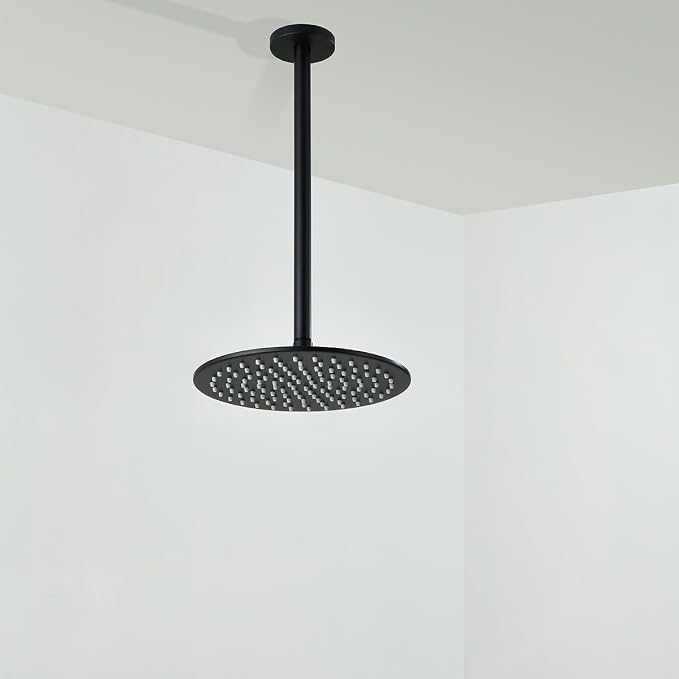 RANDOM Shower Arm with Flange, 12 Inches Ceiling Mount Shower Head Extension - Image 7
