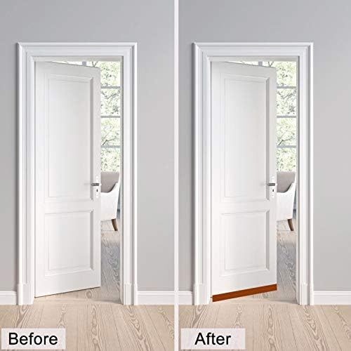 TORRAMI Silicone Door Sweep Draft Stopper 2 inch Width 20 Feet Length, Seal - Image 7