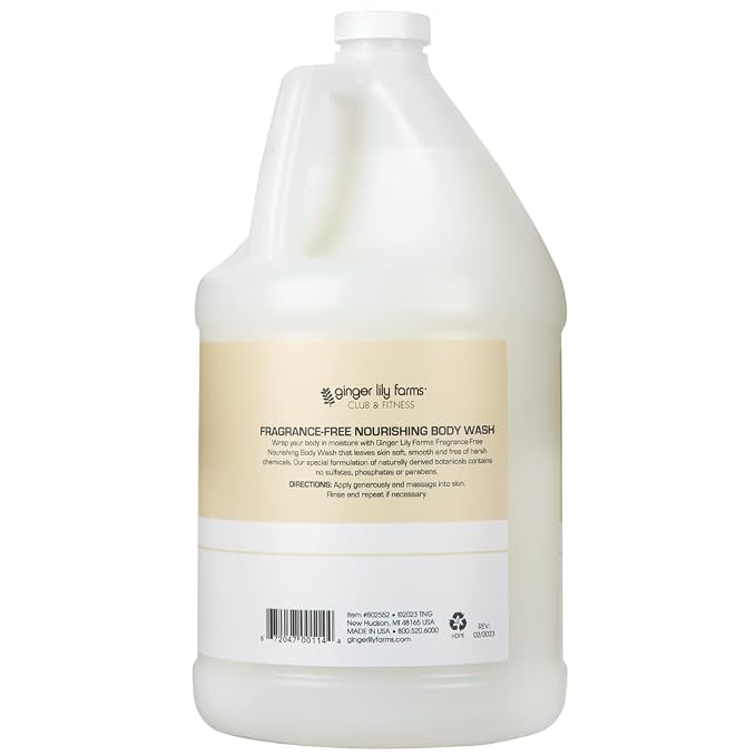 Ginger Lily Farms Club & Fitness Nourishing Body Wash, 100% Vegan & Cruelty-Free - Image 2