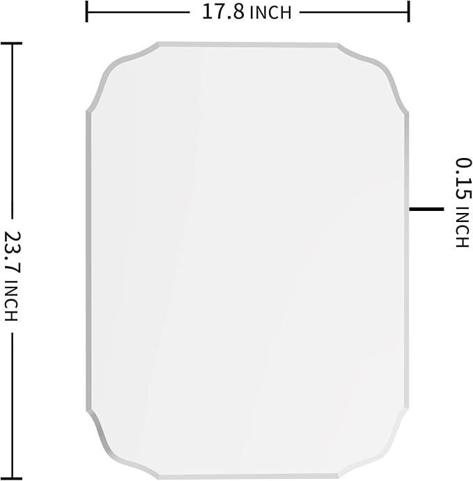 Silver Wall Mirror-Beveled Edge Frameless Mirrors - Image 2