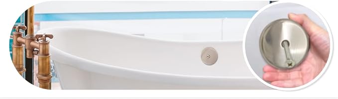 Single Hole Bathtub Drain Overflow Plate - Image 3