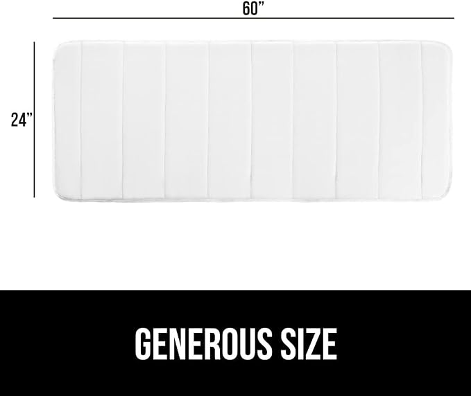 GORILLA GRIP Memory Foam Bath Mat, Soft Absorbent US Designed Bathroom Rug - Image 2
