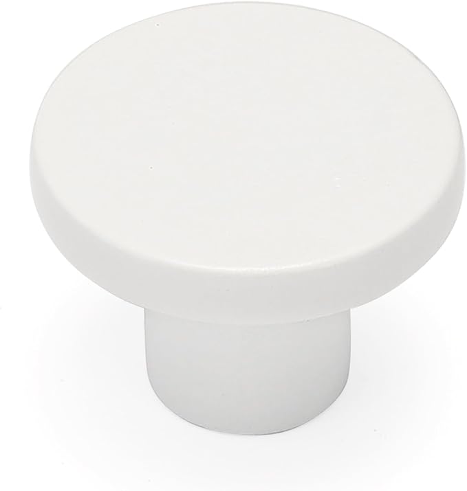 Ravinte 20 Pack Cabinet Knobs White Kitchen Cabinet Knobs Round Dresser Drawer by Ravinte