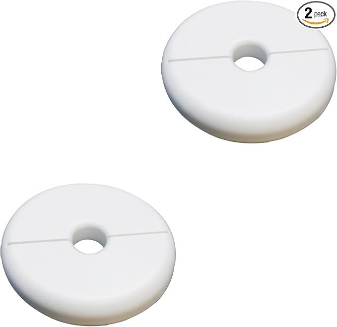 2 Pack Wall Split Flange for 0.39 Inch/10mm OD Pipe ABS Escutcheon Plate by Unknown