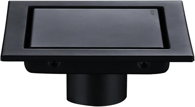 RANDOM Black Shower Drain Square by RANDOM