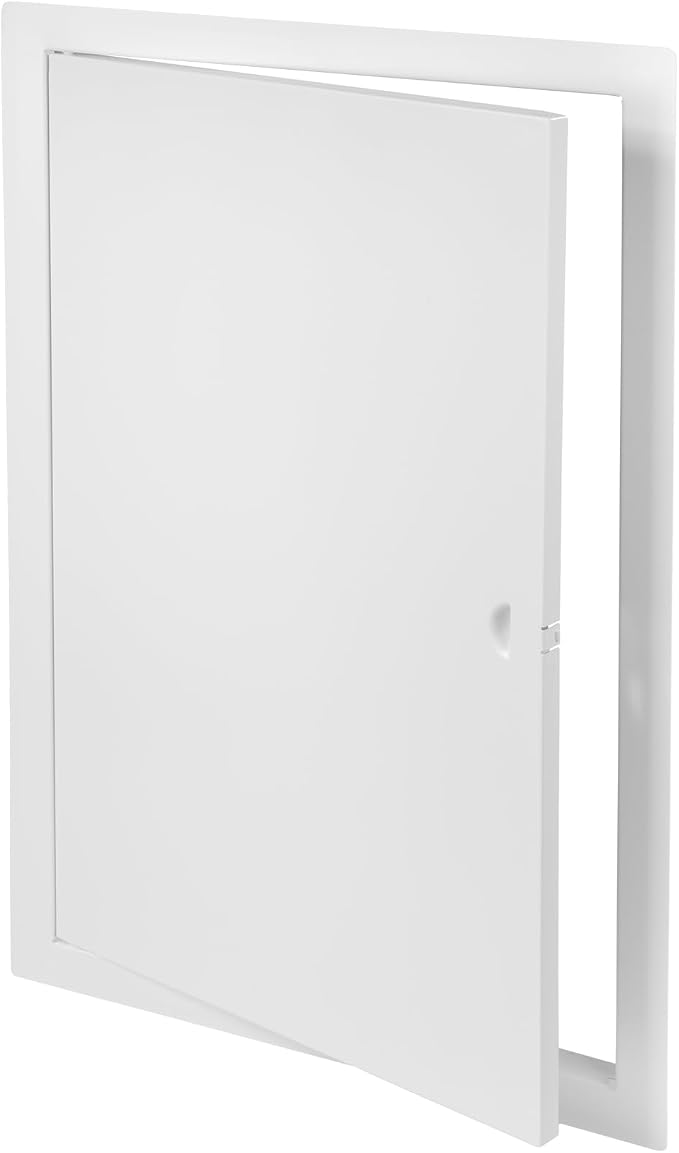 12" x 20" White Metal Access Panel. Service Shaft Door Panel. Plumbing by Unknown