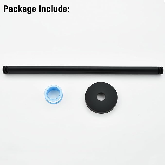 RANDOM Shower Arm with Flange, 16 Inches Ceiling Mount Shower Head Extension - Image 9