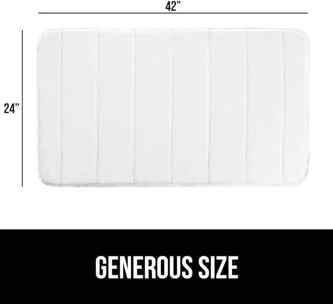 GORILLA GRIP Memory Foam Bath Mat, Soft Absorbent US Designed Bathroom Rug - Image 2