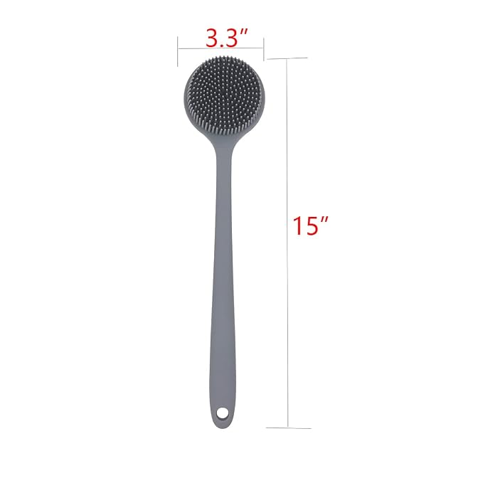 DNC Silicone Back Scrubber for Shower Bath Body Brush - Image 5