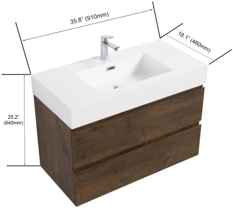 Alice 36 Inch Bathroom Vanity - Image 2