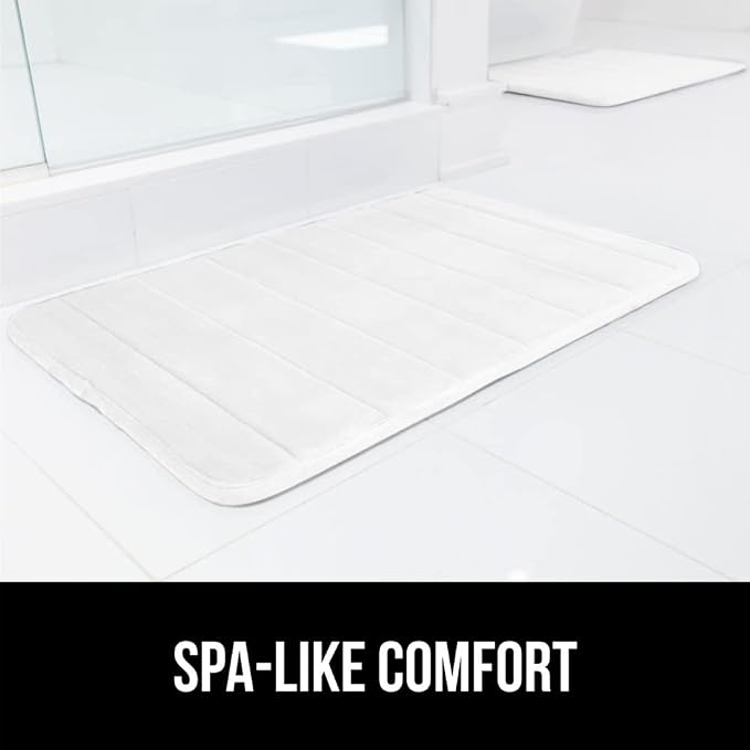 GORILLA GRIP Memory Foam Bath Mat, Soft Absorbent US Designed Bathroom Rug - Image 9