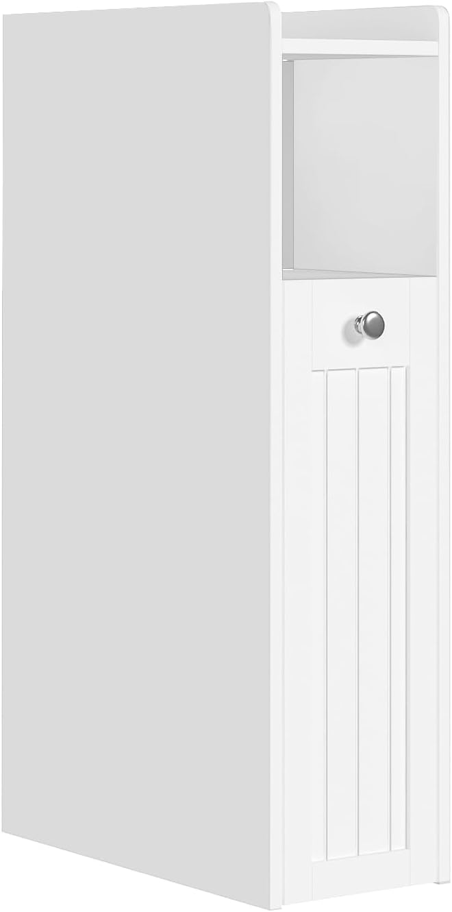 ChooChoo Slim Bathroom Storage Cabinet, Small Narrow Storage Organizer - Image 9