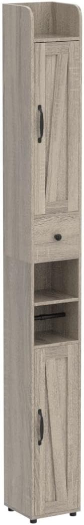 Bathroom Cabinet with Adjustable Shelf, Storage Cabinet - Image 5