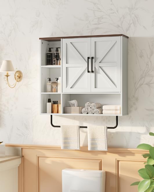 Bathroom Wall Cabinet, Medicine Cabinet Wall Mounted, Over Toilet Storage by Choezon