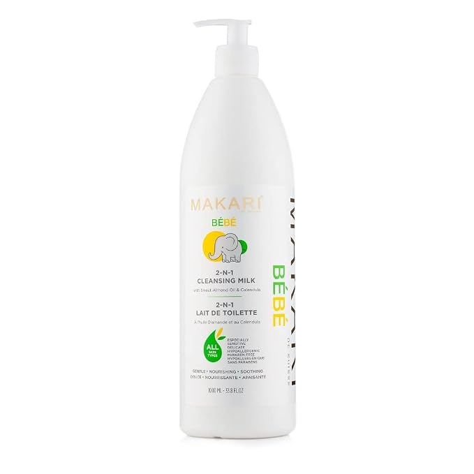 Makari Bebe Cleansing Milk | Baby Body Wash & Softening Formula by MAKARI