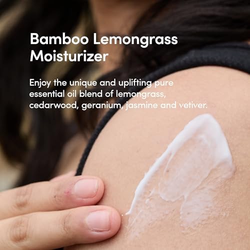 LATHER - Bamboo Lemongrass Body Moisturizer, 8 fl oz - Daily Hydrating Body - Image 2