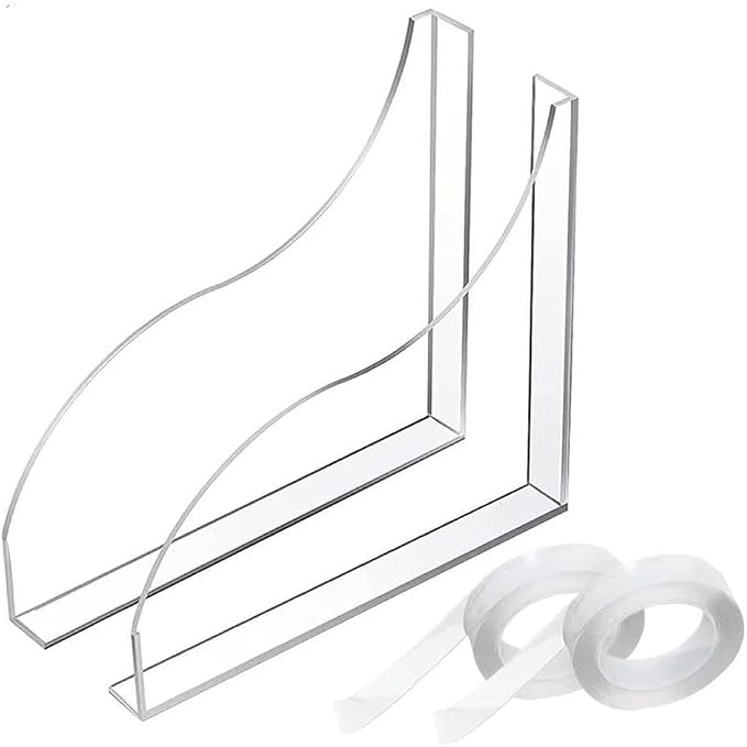 2 Pcs Bathroom Shower Splash Guard by MUZHUPGUZ