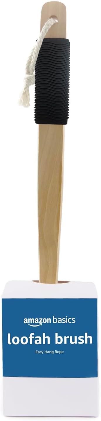 Amazon Basics Loofah Brush, Shower Brush - Image 2