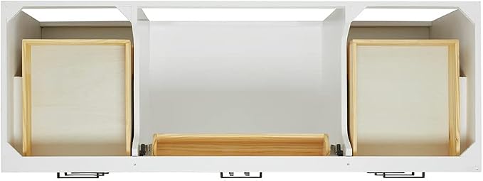 ARIEL Hepburn 61" White Bathroom Vanity - Image 7
