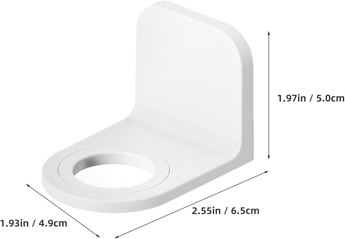 Self Adhesive Shower Gel Bottle Rack Hook Wall Mounted Shampoo and Conditioner - Image 2