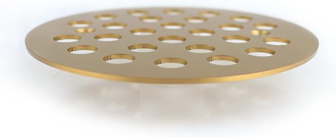 4-1/4 Inch Screw-in Round Floor Drain Cover Replacement Shower Drainer Grates - Image 3