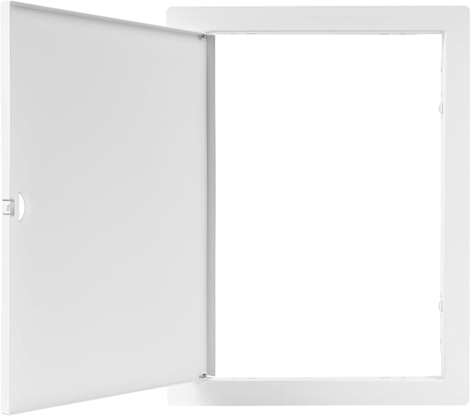 10 x 14 Inch White Rectangular Metal Plumbing Access Panel - Image 8