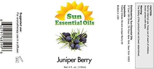 Sun Essential Oils 4oz Juniper Berry Essential Oil – Aromatherapy Oil - Image 2