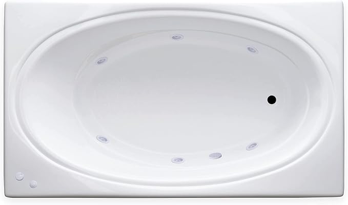 Carver Tubs - SR7242 - Modern Acrylic Fiberglass Whirlpool Water Massage Bathtub - Image 4