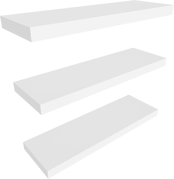 Colima Floating Shelves for Wall, Hanging Shelf for Books, Room Decor, Rustic - Image 7