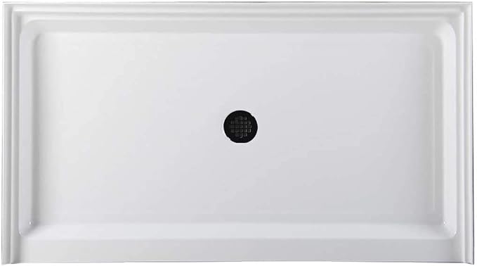 Westbrass SP6036WP-62 60" x 36" 3-Wall Shower Pan by Westbrass