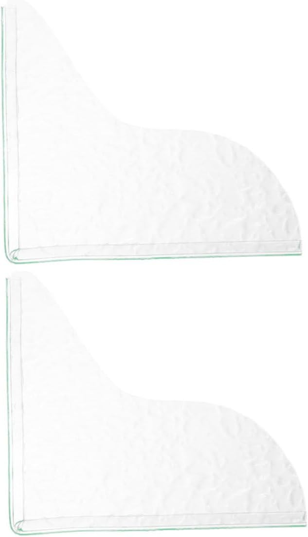2pcs Kitchen Sink Splash Guard Elegant Acrylic -Splashing Barrier by SHOWERORO