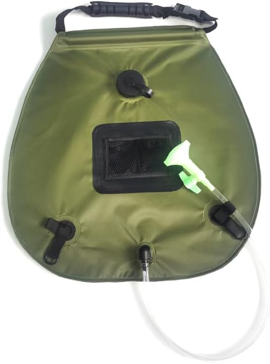 Solar Shower Bag 5 gallons 20L Solar Heating Camping Bath Bag, Large Capacity by CHEOTIME