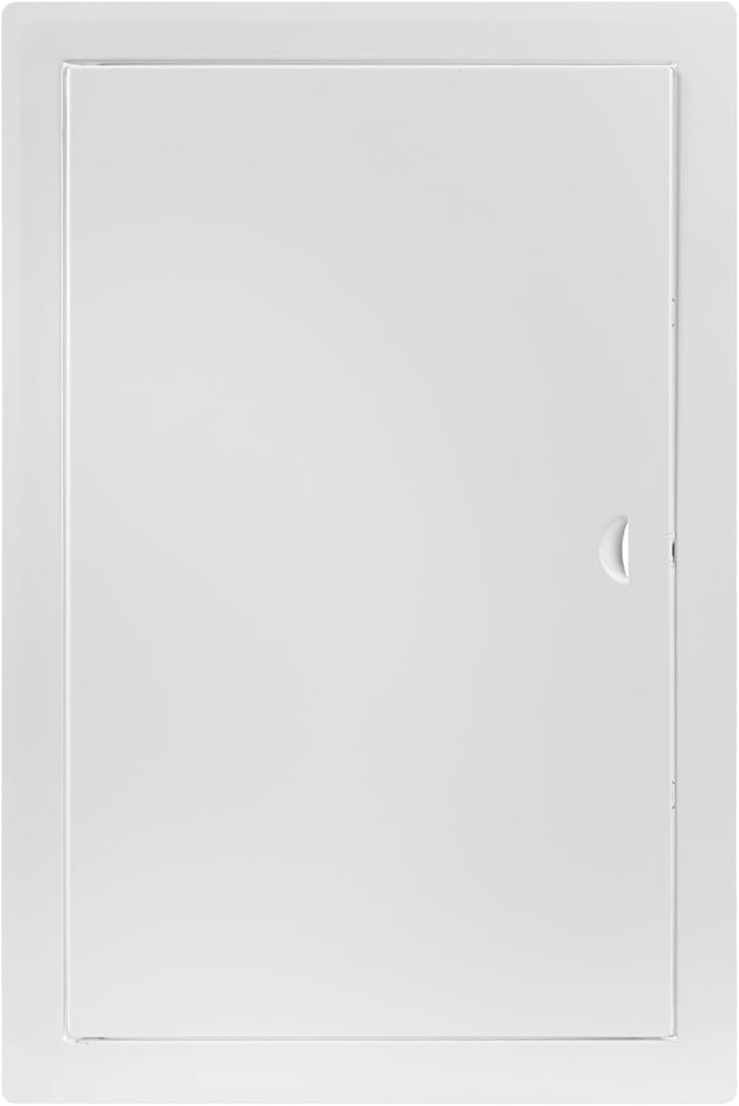 10 x 16 Inch White Square Metal Plumbing Access Panel by Unknown