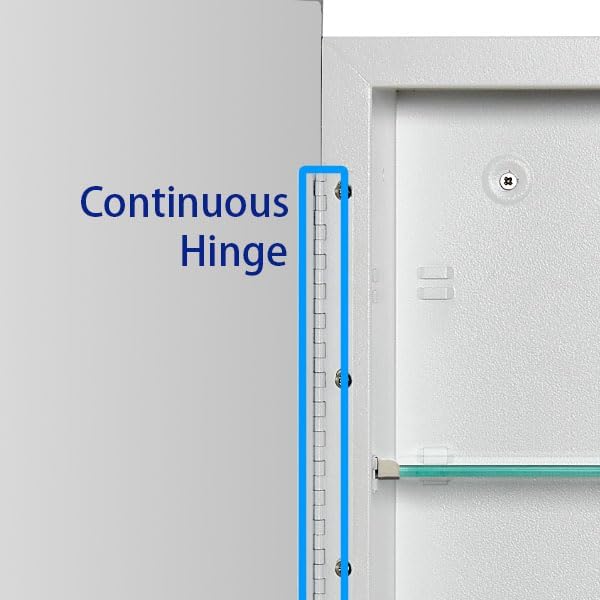 Bathroom Medicine Cabinet with Beveled Edge Mirrored Door 36 x 26 inch - Image 5