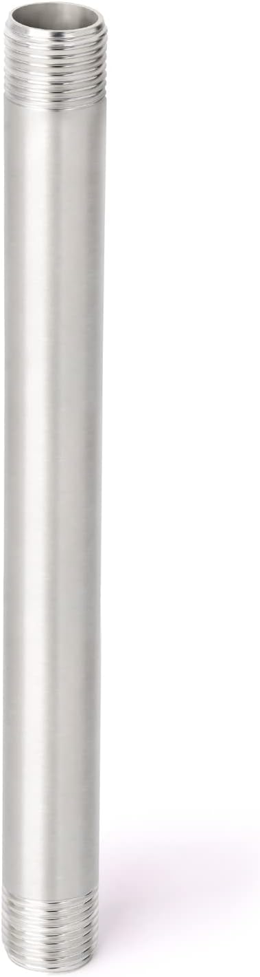 TAISHER 2Pcs Stainless Steel Pipe Fittings, 3/8" NPT x 3/8" NPT Male Threaded - Image 2