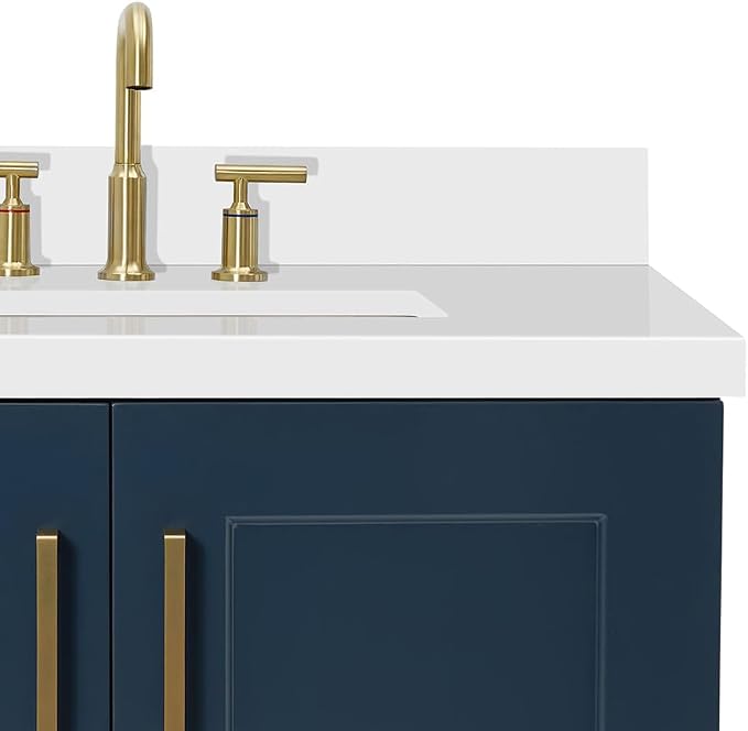 ARIEL Taylor 43 Inch Blue Bathroom Vanity - Image 9